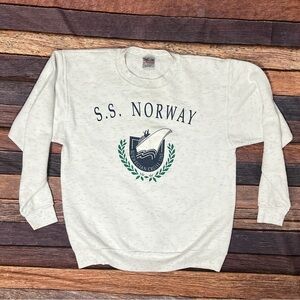 Vintage NCL Cruise Line S.S. Norway 1990s Vacation Travel Sweatshirt